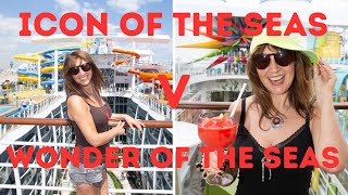 ICON OF THE SEAS v WONDER OF THE SEAS: WHICH ROYAL CARIBBEAN CRUISE SHIP IS BETTER?