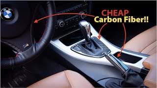 AFFORDABLE CARBON FIBER INTERIOR!! (BMW E90 E92 E93)