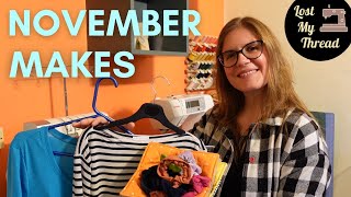 November Sewing Round Up