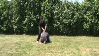 Over The Head Knife Attack Self Defense