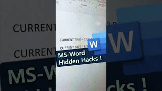 🔥🔥 MS Word Tips and Tricks | Hidden Hacks #shorts #ytviral #computertricks #ytviralshorts