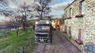 Cleaning up Church project/heavy machinery transport/new project?|Garden Service/Lawn Care|Fs22|Ps5