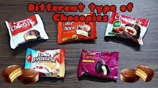 5 Different types of Chocopie unwrapping, review