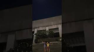 kids dancing under the fullmoon at manila film center