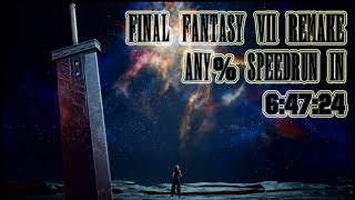 Final Fantasy VII Remake Speedrun in 6:47:24 (Former World Record) - Any% Easy Mode