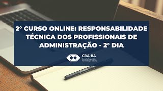 Curso Online: Responsabilidade Técnica dos Profissionais de Administração