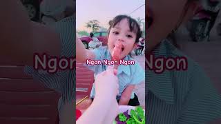 Gạo: Gạo ăn xúc xích 😬||Gia Đình Nhà Gạo #cute #shorts