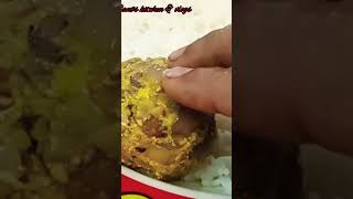 Hot Rice with Fish vorta yummy yummy #viral video