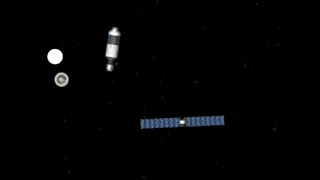 Extremely close flyby of Spacer pulsar 2nd stage and WeatherSat | BananaSpace