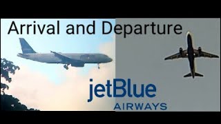 JetBlue Airways Airbus A320 Arrival and Departure at Piarco Trinidad