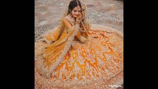 Mehndi dress for bride & bride's sister 💕 mehndi mayon dress designs