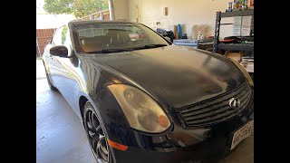 2005 Infiniti g35 Coupe Radiator Replacement