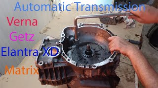 Disassembly the auto transmission verna / Getz / XD // A4AF3 عمرة فتيس فيرنا