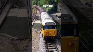 Four views of awesome-looking 50021 Rodney at Keighley & Worth Valley Railway diesel gala 2024