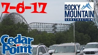 RMC construction update, Cedar Point, 7-6-17