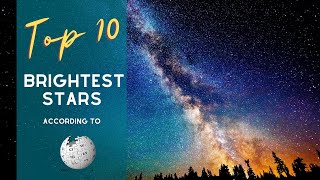 TOP 10 brightest stars.