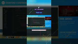 Live Coding in Front of Hundreds | Karl Groves 2017 #FrontZurich #shorts