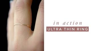 The Original Ultra Thin Stacking Rings | Hannah Naomi