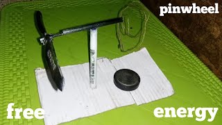 how to make a pinwheel | perpetual motion |free energy generator