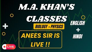 M.A. KHAN CLASSES is live