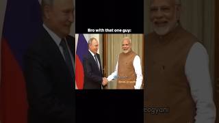 My friend with me vs my friend with other's #vladimirputin #narendramodi #friendship #shortvideo