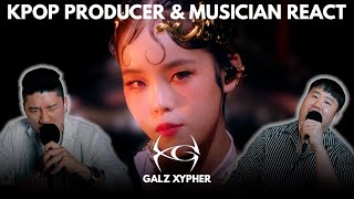 Musicians react & review ♡ XG - GALZ XYPHER (COCONA, MAYA, HARVEY, JURIN)