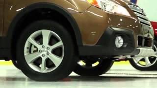 2013 Toyota Venza vs 2013 Subaru Outback All-Wheel Drive Traction Test | Toyota on Front