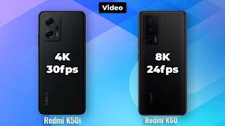 Redmi K50i vs Redmi K60 Full Comparison Androidverse