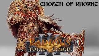 Total War Warhammer 3 (Radious Mod, Chosen of Khorne units showcase)