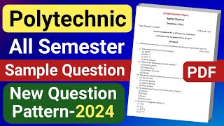 WBSCTE Sample Question of New Pattern 2023-24 | All Semester | NatiTute