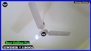 BAJAJ Chetak HS EEO🔥| 1200 MM 🔥| Ceiling Fan🔥| Unboxing + Review🔥 |  Deepak