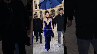 Kylie Jenner Looks Different at Paris Fashion Week With Her Blue Dress, Kylie Is So Beautiful 😍🥰