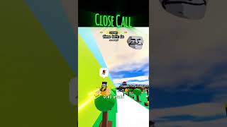 Close Call! Saved by the Bell in Untitled tag game #roblox #untitledtaggame #crowngameplay #gameplay