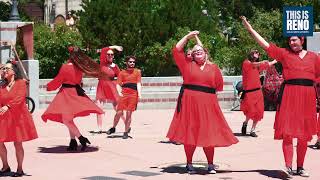 Reno group re-creates Kate Bush's "Wuthering Heights" dance