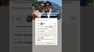 Marido de Walewska mostrou um print da troca de mensagens feita minutos antes da ex-jogadora falecer