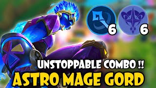 GORD PERFECT COMBO !! FULL ASTRO MAGE CRAZY DAMAGE !! MAGIC CHESS MOBILE LEGENDS