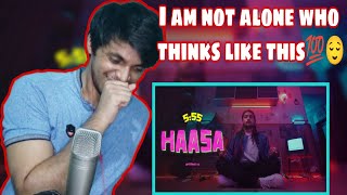 INDIAN RAPPER REACTING TO 5:55 - HASAA | REACTION