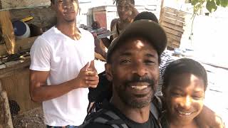 Jah youth Adventure TV in St. Lucia  Barry farm Part 1.