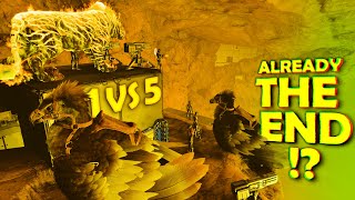 DEFENDING MY SUN BASE SOLO AGAINST A HUGE ENEMY TRIBE! ARK Ascended PvP Ep.3