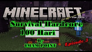 Survival Hardcore 100 hari (Episode 3) #mcpe 1.20.41 #minecraft #hardcore