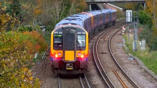 Trains at Bedhampton - 11/11/22