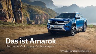 Pickup trifft Premiumwelt. Das ist Amarok.