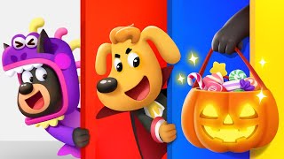 Happy Halloween 🎃🍬 | Trick or Treat | Kids Cartoons | Sheriff Labrador