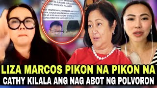 LIZA SMUGS PIKON NA PIKON NA KILALA NI CATHY BINAG ANG NAG ABOT NG POLVORON KAY DAJUNYOR.