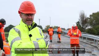 Bubwith Bridge works entering the final stages