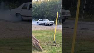 88 Grand Marquis Muffler Deleted Dual Exhaust Little Burnout #burnout #builtfordtough #grandmarquis