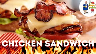 🐔Grilled Chicken Sandwich with Pepper Jack, Bacon, and Avocado Dressing 2022