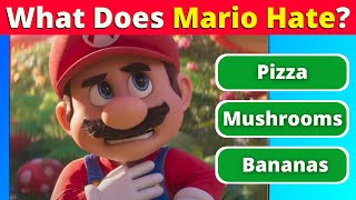 Super Mario Quiz | The Super Mario Bros Movie Quiz