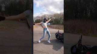 shuffle #bike #motorcycle #stunt #kawasaki #bikergirl #shortvideo #shorts #viral #trending #shots