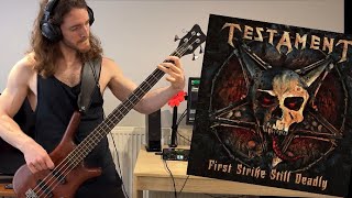 Testament; Trial By Fire - bass cover